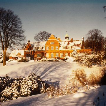 Sauntehus Slotshotel vinter 1980